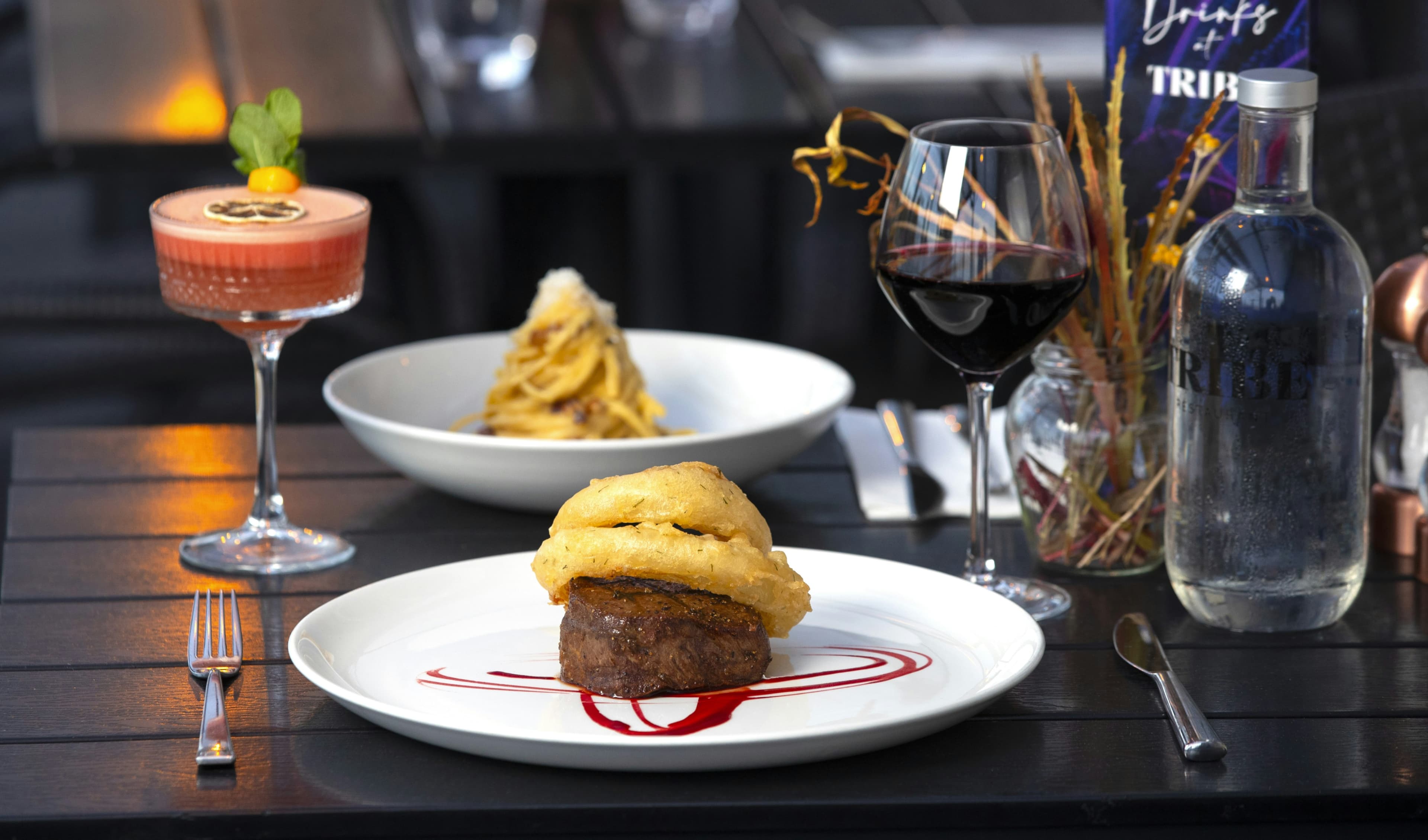 Sustainable produce at Tribe Restaurant